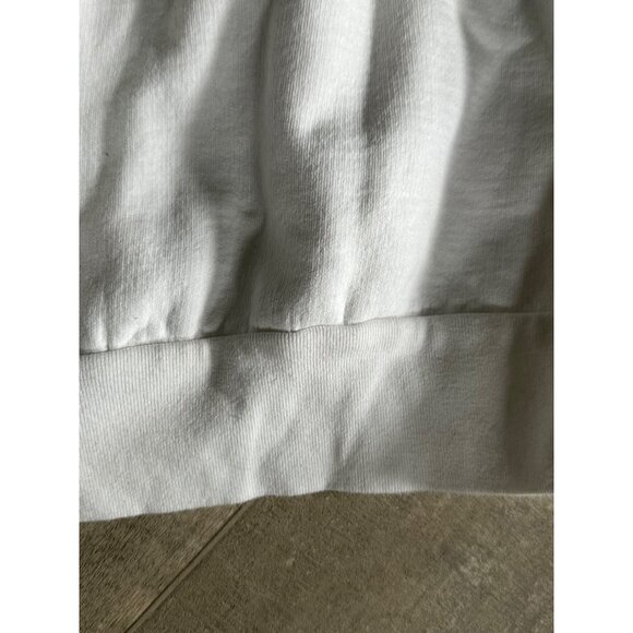 J jm  DEUTSCHLAND Half-Zip Pullover Sweatshirt German National Emblem S L White - Picture 4 of 15